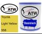 Preview: Toyota, Light Yellow, 558: 1L Lackdose, von ATW Autoteile West.